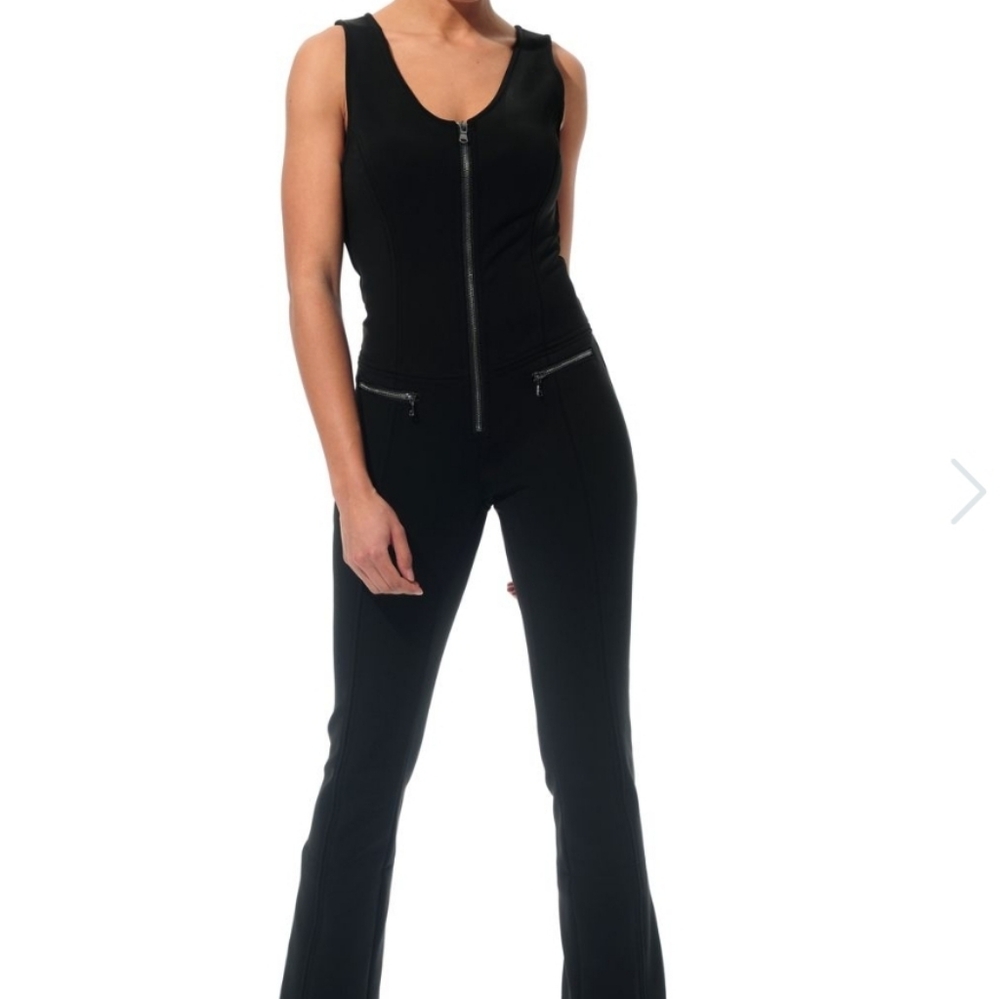 Schoeller Switzerland Onepiece Jumpsuit Ski Suit Snowboard Downhill Stirrup Hem
